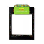 Pizarra reversible de regreso a clases. Mondo Llama-