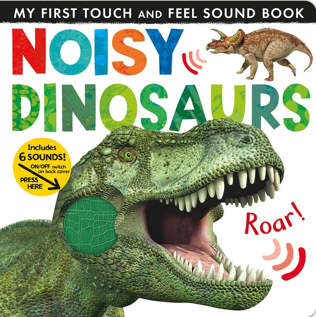 455-019722ee-2ef4-76b8-bb3b-5c6654d8a16a.jpg Noisy Dinosaurs: My first touch and feel sound book- - Imagen 1