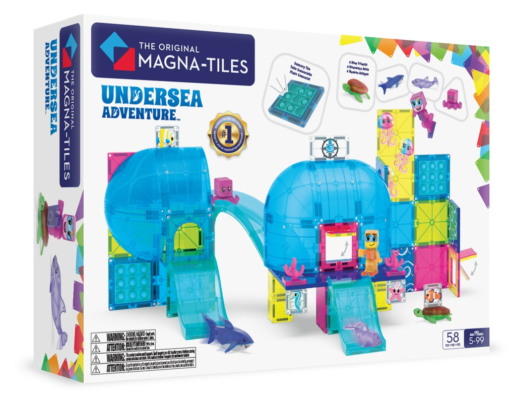 MAGNA-TILES® Undersea Adventure 58-Piece Set