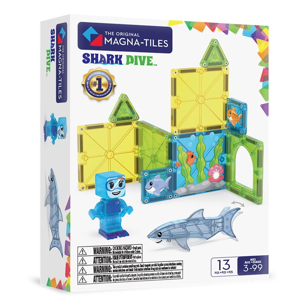 MAGNA-TILES® Shark Dive 13-Piece Set