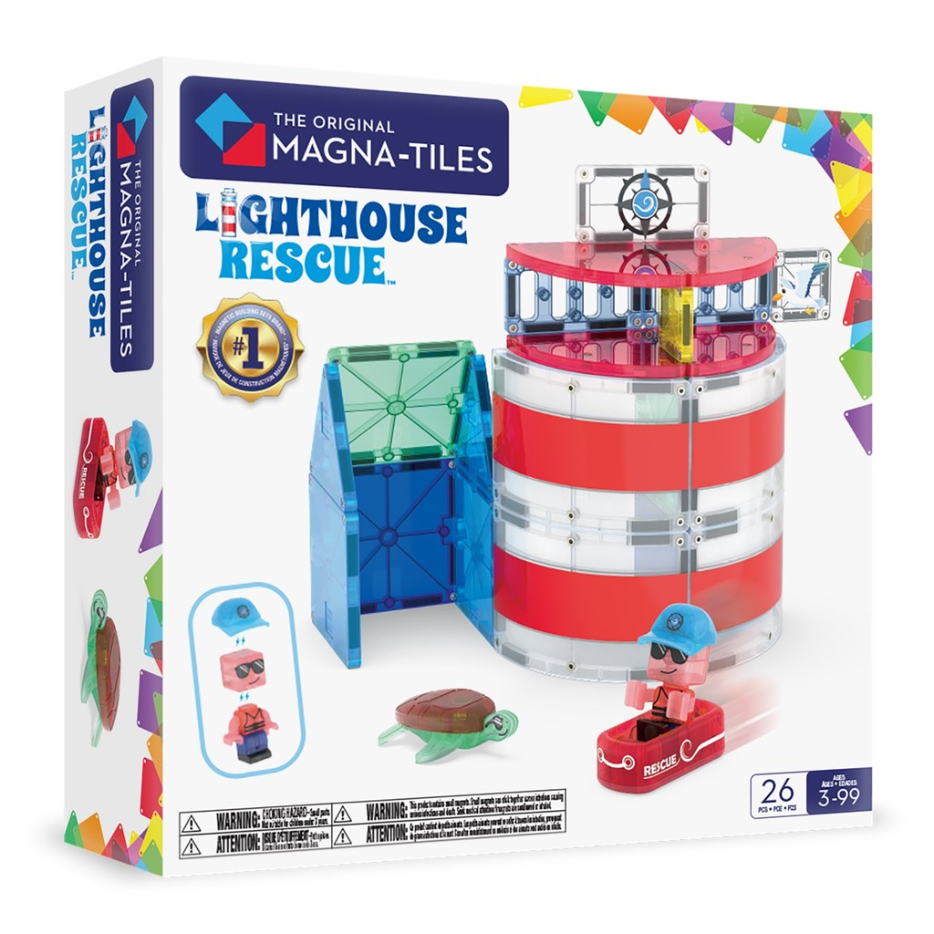 MAGNA-TILES® Lighthouse Rescue 26-Piece Set