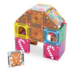 MAGNA-TILES® microMAGS Gingerbread House Travel Set - Imagen 3