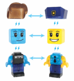 MAGNA-TILES® Police Station™ 35 Piece Set - Imagen 5
