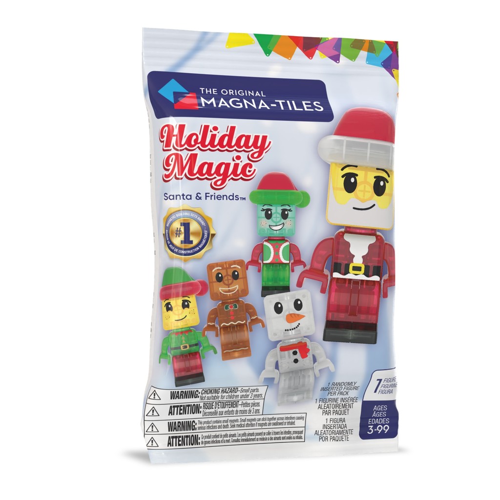 MAGNA-TILES® Holiday Magic santa and Friends