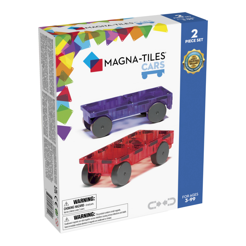 Cars – Purple & Red 2-Piece Set MAGNA-TILES®**