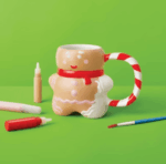 Mondo Llama: paint-your-own gingerbread mug kit - Imagen 2