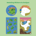 Sticker By Numbers - Dinosaurs - Imagen 4