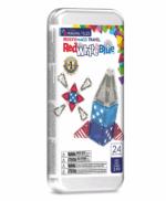 MAGNA-TILES® microMAGS Travel Red, white & blue